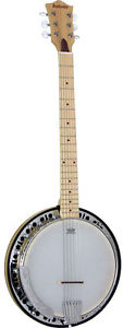 Ashbury AB-65 6 corde CHITARRA BANJO,Maple. EADGBE messa a punto. Da Hobgoblin