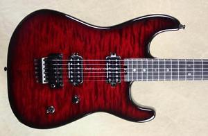 Charvel USA San Dimas Custom Shop 2H Cabernet Burst Guitar