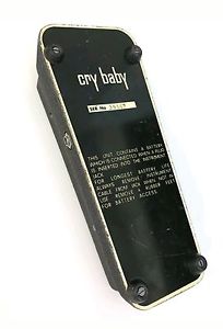 Vintage 1967-1968 Crybaby Wah Original Guitar Pedal Vox Italy Transitional Rare!