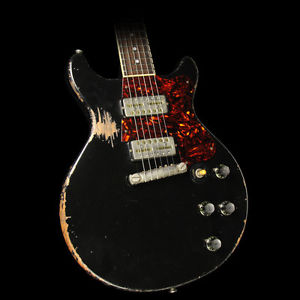 Rock N Roll Relics Thunders Electric Guitar Aged Black with Lollar Gold Foils