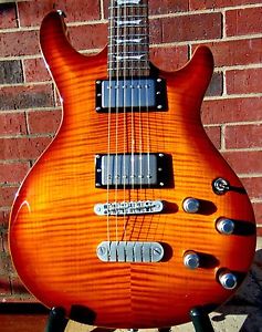 NEW DEAN ICON SERIES TRANS BRAZIL FLAME TOP ELECTRIC GUITAR