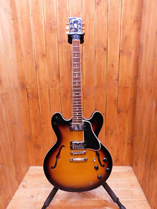 Gibson ES-335 Semi Acoustic 2009 Sunburst E-Guitar Maple Body Free Shipping