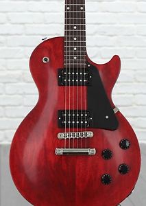 Great Gibson Les Paul Faded 2017 T Electric Guitar (Worn Cherr) with Gig