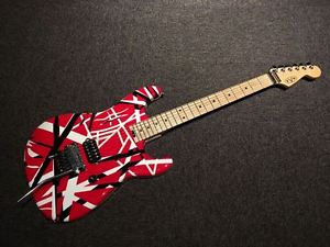 EVH Striped Series Red with Black Stripes, Electric guitar, m1223