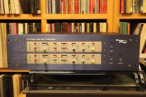 Studer 089 Mic Line Preamps Rack Unfinished Project
