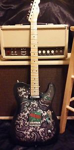 Telecaster "T" style Black Paisley from Gordon Guitars