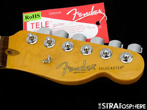 Fender American Standard Telecaster Tele NECK & TUNERS USA Limited FIGURED Nitro