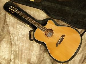 K.Yairi WY-1 Natural w/hard case Free shipping Guiter Bass From JAPAN #X1849