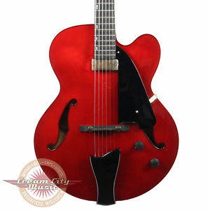 Brand New Ibanez AFC Contemporary Archtop Hollow Body in Sunrise Red