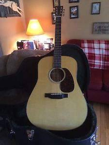 2014 Martin D18 With Original Hard Shell Case