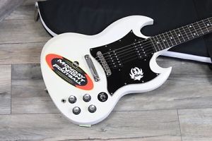 RARE! Gibson Hank Williams JR. Signature SG Polar White Monday Night Football