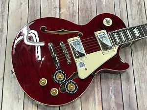 2016 Epiphone ES Les Paul Pro Wine Red ENESWRNH3 New Cond. Unplayed w/Bag