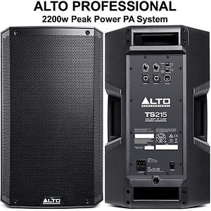 ALTO PROFESSIONAL TS215 2200w Peak Power Lightweight PA System