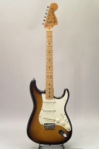 FENDER/USA 1973 Stratocaster Hard tail SB w/hard case F/S Guitar #R2164