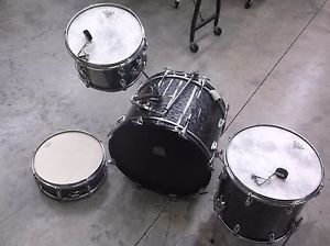 Vintage Slingerland 1960-61, 3 Ply 4 Piece Drum set 20,12, 14, Matching Snare