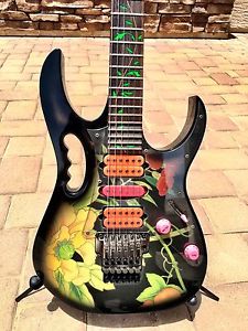 Ibanez JEM 77FP 15TH Anniversary limited Edition Floral Pattern electric guitar