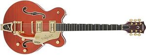 New 2017! Gretsch G6620TFM Players Edition Nashville Orange Stain