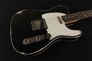 Fender Custom Shop 1961 Relic Telecaster Custom - Black Double Bound