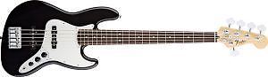 Fender Standard Jazz Bass V (Five String) Rosewood Fingerboard Black