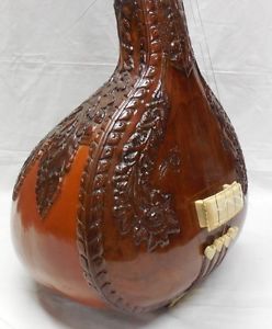 PROFESSIONAL WOOD DISIGN TANPURA FIBER BOX~CONCERT QUALITY~TANPURI~TAMBORA