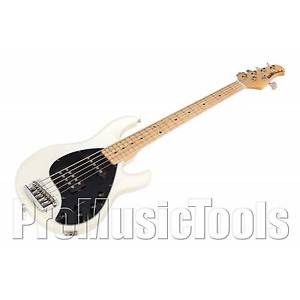 Music Man USA Stingray 5 HS WH - White MN * NEW * musicman bass