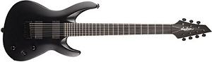 Jackson USA Select B7DXMG Ebony Fingerboard Neck-Thru EMG® Satin Black