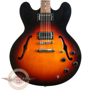 Used 2016 Gibson ES-335 ES335 Studio Semi-Hollow Body Ginger Burst