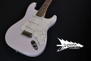 Fender Custom Shop Custom Deluxe Stratocaster - White Blonde - FLAME WOW!