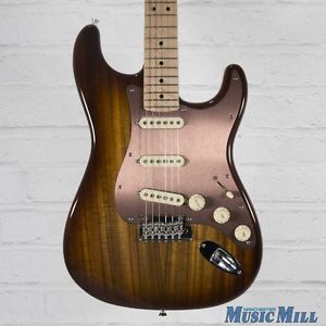 New Fender Limited Edition Exotic Collection Shedua Top Stratocaster Okoume