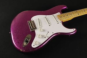 Fender Custom Shop 1954 Heavy Relic Stratocaster RARE Magenta SPARKLE ONE OFF