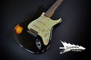 Fender Custom Shop Limited Edition 1960 Stratocaster - Black over 3-TS