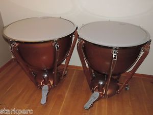 Pair of Ludwig Timpani 26 and 29" Fiberglass Extended Collars
