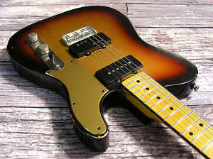NEW! 2016 Shelton Electric Instruments TimeFlite GTX Metal Fireburst Jazzcaster