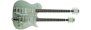 Gretsch G5265 Electromatic Jet Double Neck with Bigsby  - Silver Sparkle