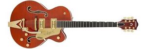 Gretsch G6120TFM Players Edition Nashville Bigsby - Flame Maple Orange Stain