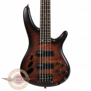Brand New Ibanez SR30TH5 Standard 5 String Electric Bass Natural Browned Burst