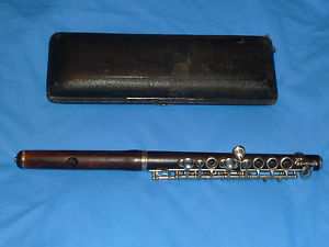 Historical, Antique & ancient Cocus Wood Couesnon Monopole Paris Piccolo 1900