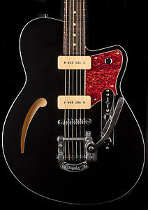 Reverend Guitars Club King 290 MIDNIGHT BLACK Semi-Hollow Electric Guitar