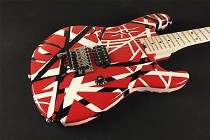 EVH EVH Striped Series Red with Black Stripes (993)