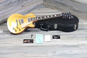 Gibson Les Paul Standard Goldtop 2008 Gold Top NEar MINT Great Tone! + OHSC