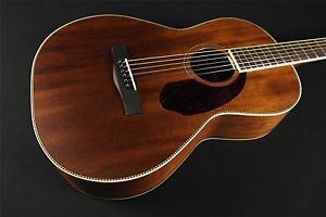 Fender PM-2 Parlor All Mahogany with Case- Natural (641)