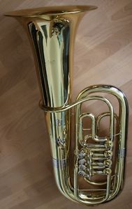 F Tuba Amati Cerveny CFB451-4 lackiert, perfekter Bestzustand