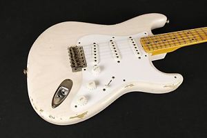 Fender Custom Shop 1954 Heavy Relic Stratocaster - White Blonde