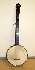 W A Cole inspired "Pony" or Ladies' banjo by Wyatt Fawley, 9 inch rim