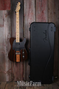 Fender® 2017 LTD Malaysian Blackwood Telecaster 90 Electric Guitar Tele w Case