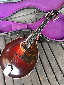 Gibson A-4 Carved Top Mandolin Vintage 1916 #31290 Carved Top Original Case USA