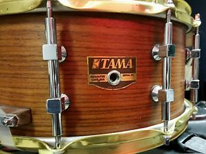 TAMA RW326 ROSEWOOD artwood snare drum. 6.5X14 brass mighty hoops and tube lugs!