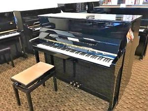 Schimmel C120 Upright Piano High Gloss Ebony Los Angeles 361734