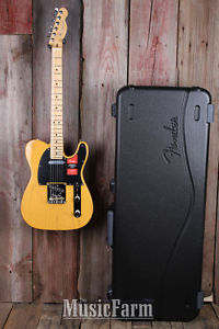Fender® American Professional Telecaster Electric Guitar SS Tele with Case DEMO