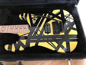 SIGGI BRAUN CUSTOM EVH STYLE STRAT, neuwertig, inkl. CASE
